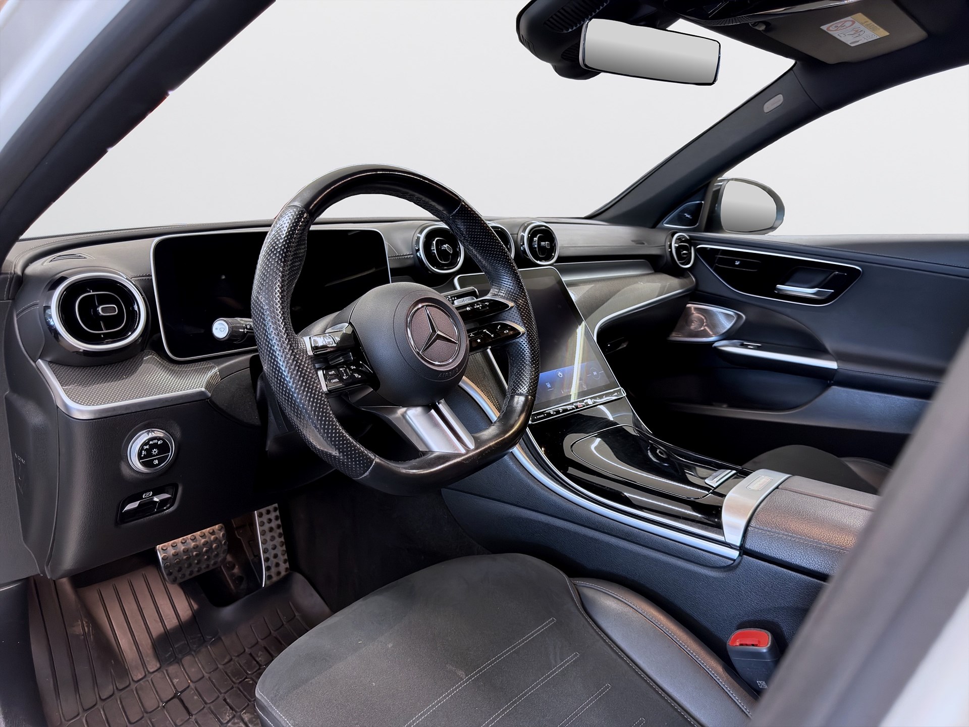 Mercedes-Benz C300 e 313hk AMG Line Drag B-Kamera Navi