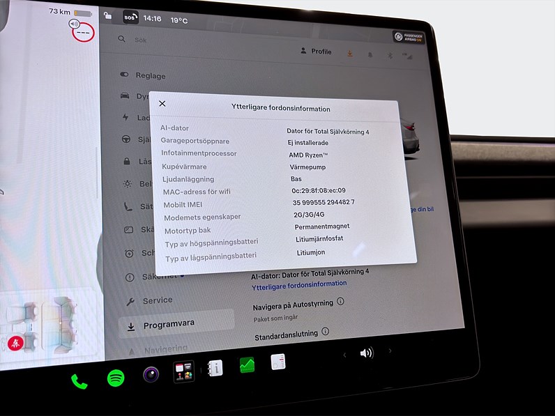 Tesla Model 3 Standard Range 283hk Läder Pano Navi B-Kamera