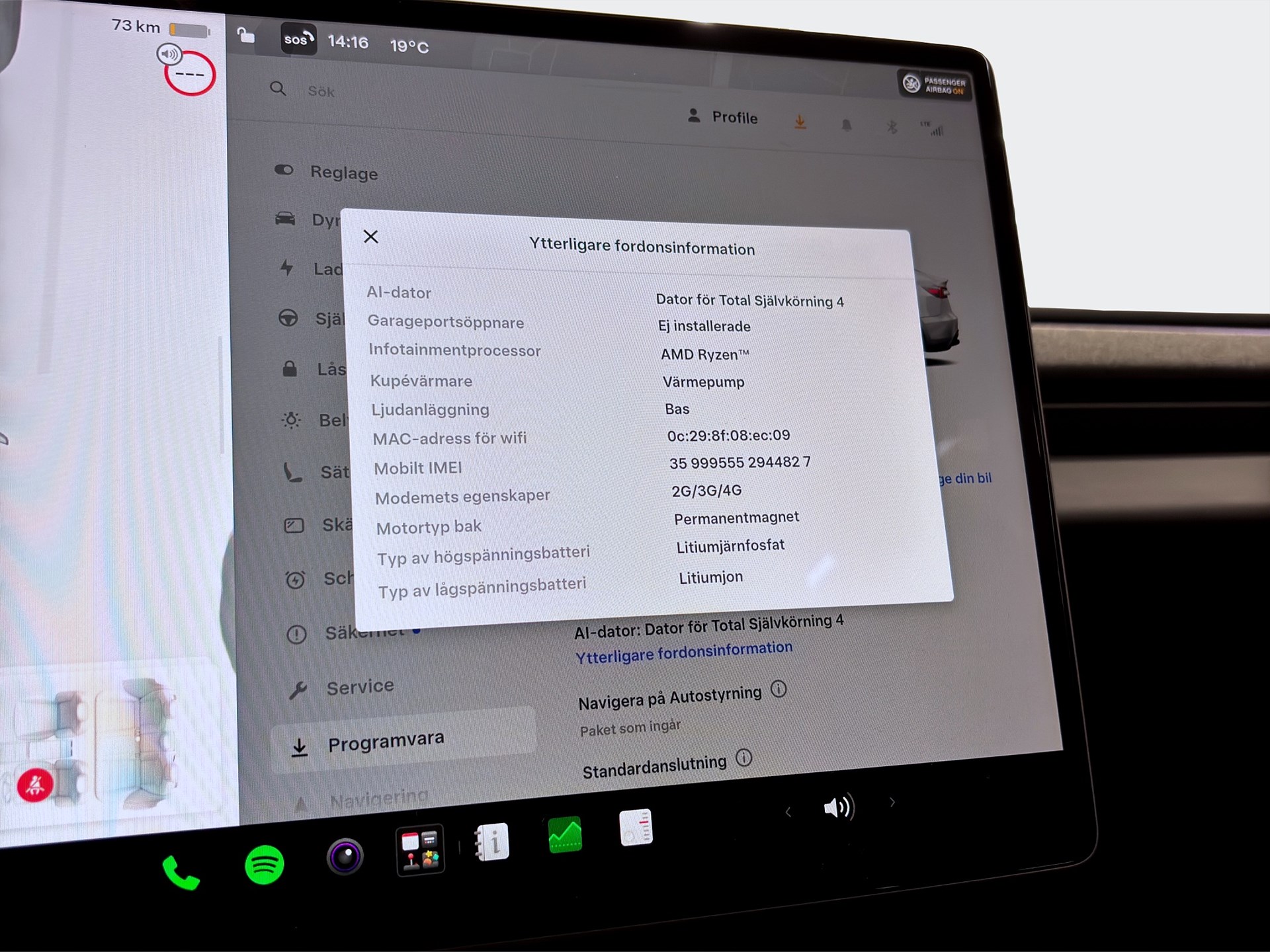 Tesla Model 3 Standard Range 283hk Läder Pano Navi B-Kamera