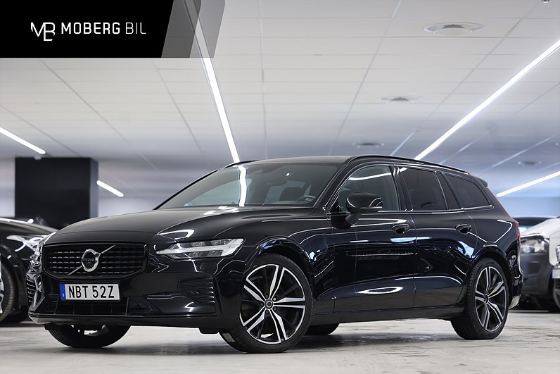 Volvo V60 Recharge T8 AWD 456hk R-Design B&W HUD Pano