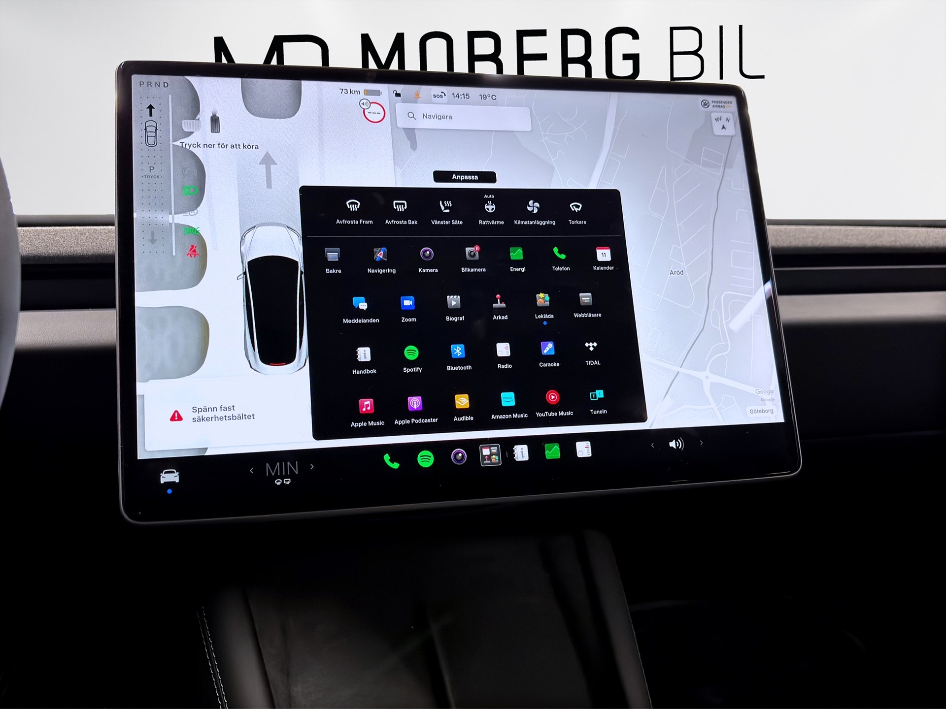 Tesla Model 3 Standard Range 283hk Läder Pano Navi B-Kamera