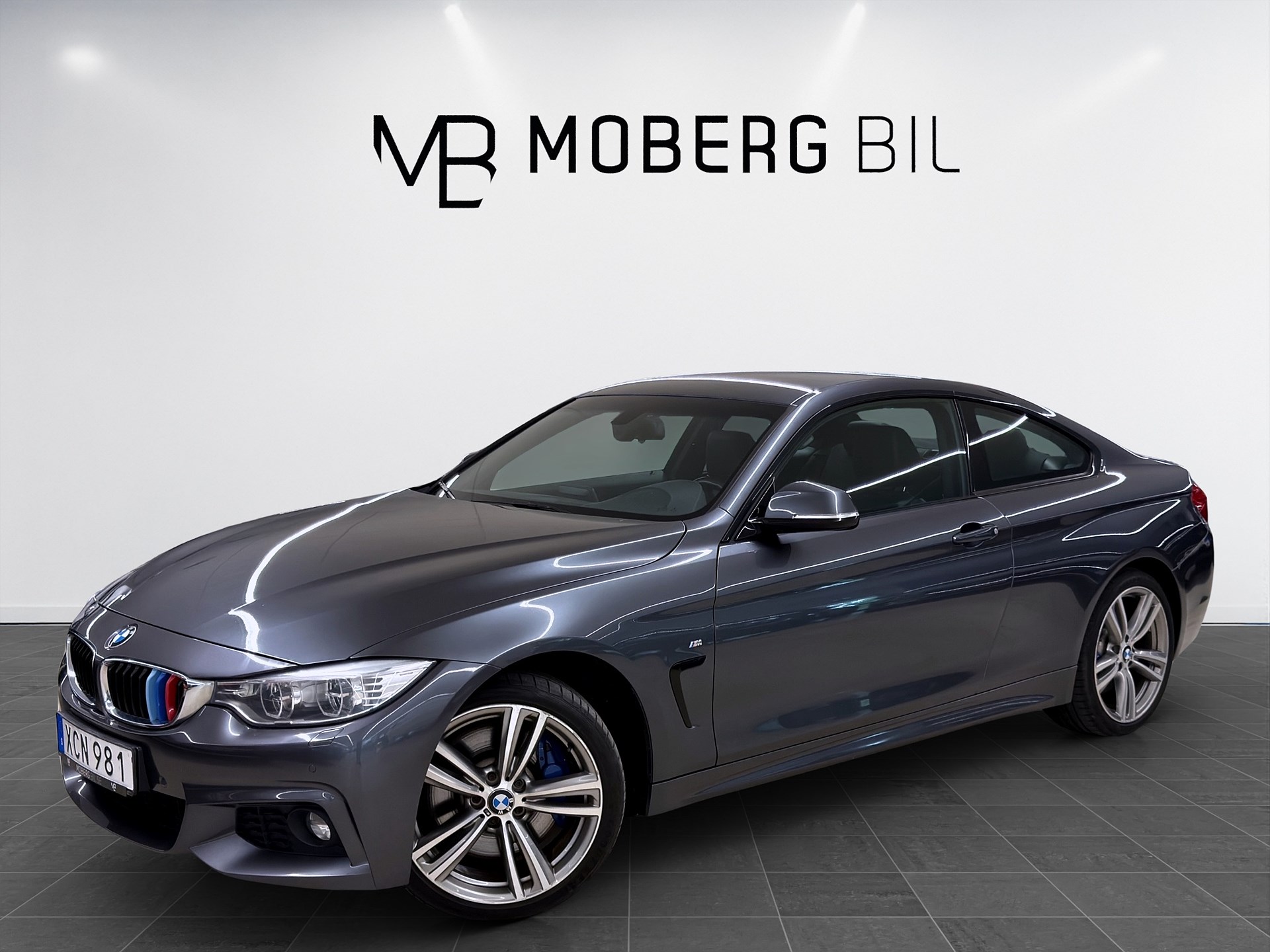 BMW 435i xDrive Coupé 306hk Helg på Moberg! M Sport Shadow Line Skinn