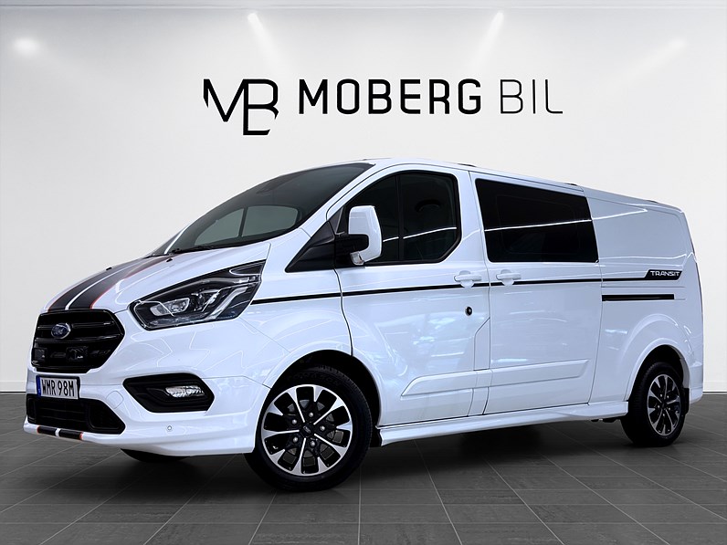Ford Transit Custom 290 2.0 185hk Crewvan L2 Drag B-Kamera