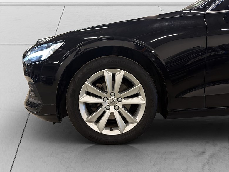 Volvo V60 II B4 Mom Adv Navi Pro Ed, 2 brukare, H/K, Läder 2022, svart – bild 22 av 22, begagnad hos Niber i Järfälla