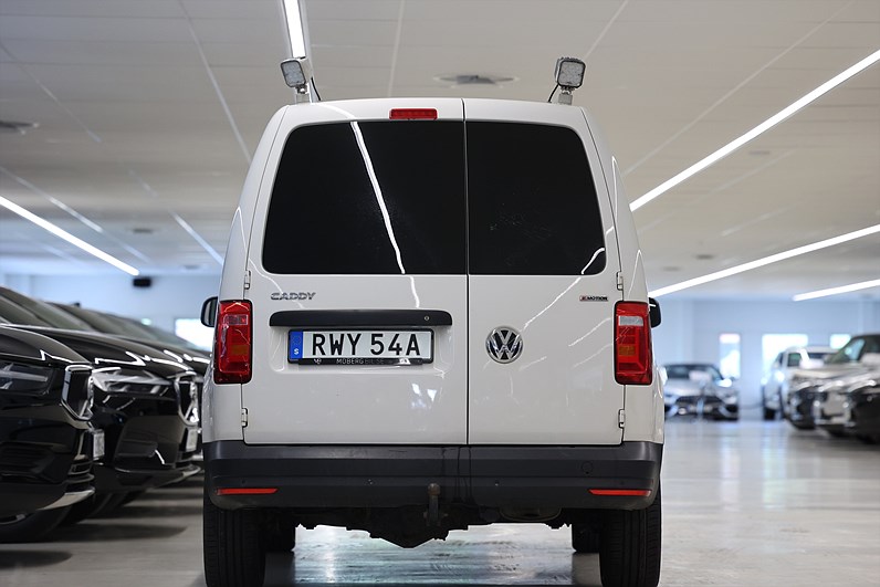 Volkswagen Caddy 2.0 TDI 4M V-inrett Värmare Drag MOMS