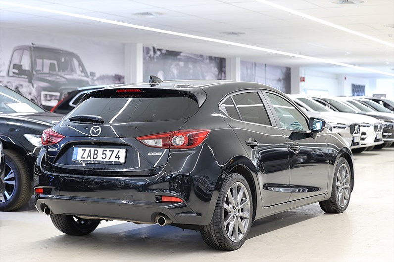 Mazda 3 2.2 DE 150hk Vision Plus HUD Navi B-kamera Keyless