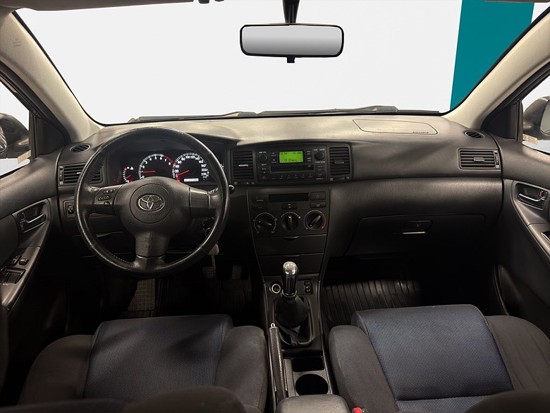 Toyota Corolla 5-dörrars 1.6, 3 brukare, AC, Värmare, 2005, grå – bild 18 av 22, begagnad hos Niber i Järfälla