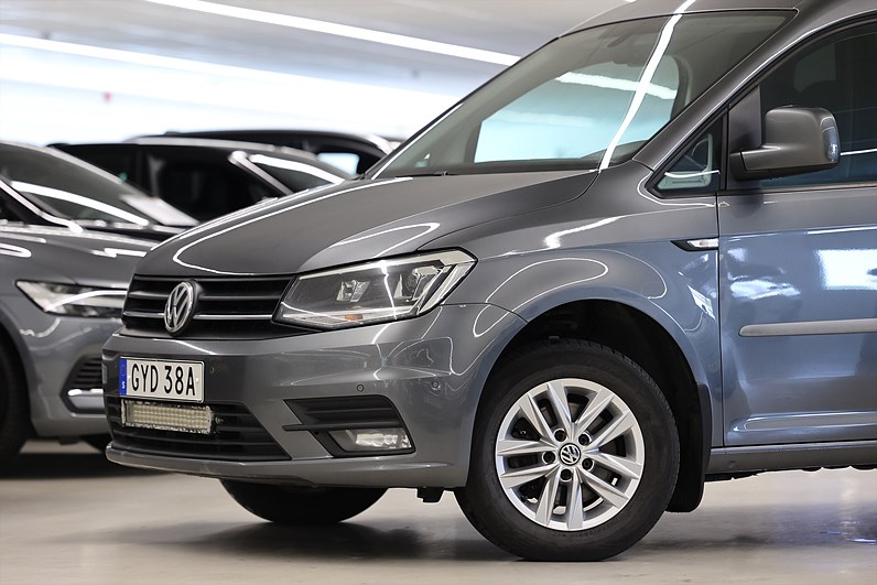 Volkswagen Caddy 2.0 TDI DSG 102hk Drag Adapt fart Carplay LEASEBAR