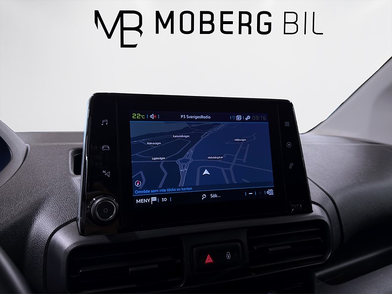 Peugeot e-Partner L2 136hk Drag V-inrett CarPlay Värmare
