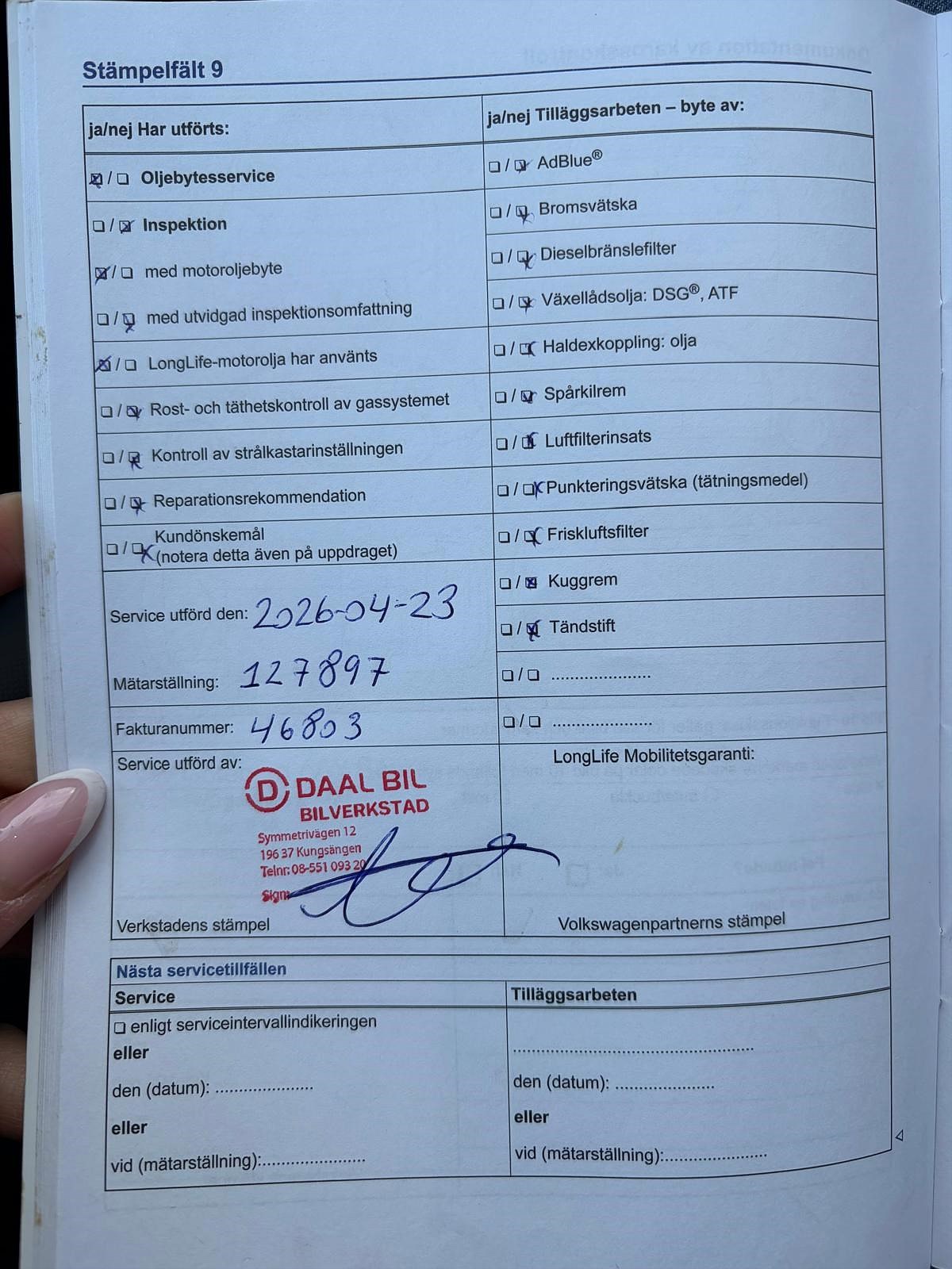 2.0 TDI 184 HK DRAG P-VÄRME FJÄRRSTYRD BACKKAMERA