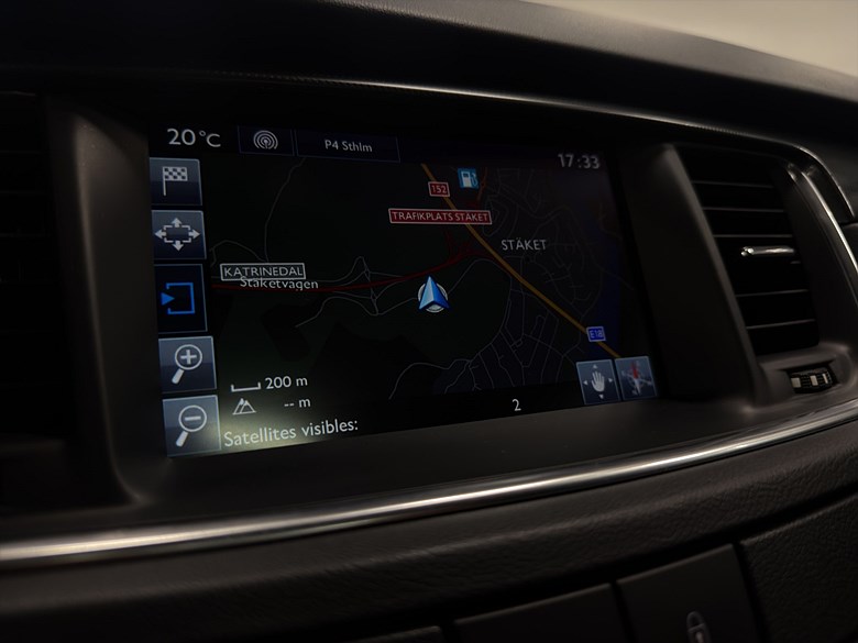 Peugeot 508 RXH 2.0 BlueHDi Aut HUD Pano Navi Kamera 2016, grå – bild 15 av 23, begagnad hos Niber i Järfälla