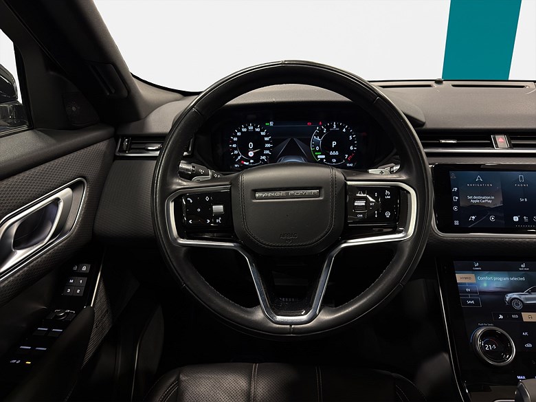 Range Rover Velar P400e R-Dynamic SE Pano 360° 2021, grå – bild 19 av 26, begagnad hos Niber i Järfälla