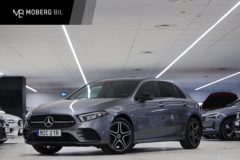 Mercedes-Benz A 250 e 218hk AMG Line Pano Värmare Keyless