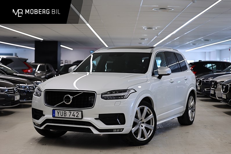 Volvo XC90 T6 AWD 310hk R Design 7-Sits HUD B&W Luft.fjädr Pano