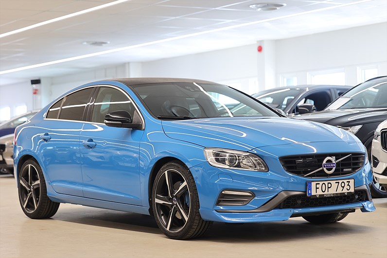 Volvo S60 T6 306hk R-Design Polestar H/K Läder Navi B-Kamera