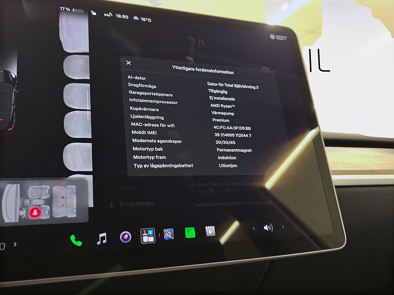Tesla Model Y Long Range AWD 514hk Pano Läder Drag Navi