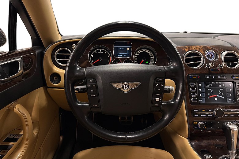 Flying Spur L 6.0 W12 AWD, 560hk, 2006, Unik 2006, svart – bild 11 av 26, begagnad hos Niber i Järfälla