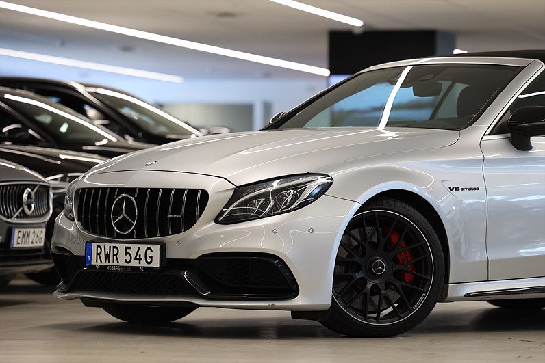 Mercedes-Benz AMG C 63 S Cab 510hk Performance Burmester HUD