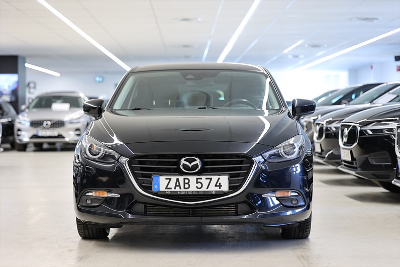 Mazda 3 2.2 DE 150hk Vision Plus HUD Navi B-kamera Keyless