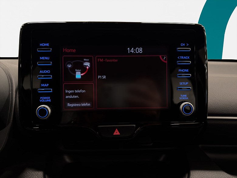 Toyota Yaris 1.5 Hybrid Backkamera ACC Rattvärme, MOMS 2024, svart – bild 12 av 20, begagnad hos Niber i Järfälla