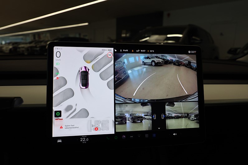 Tesla Model 3 Long Range AWD 440hk AP Pano Läder Navi Drag