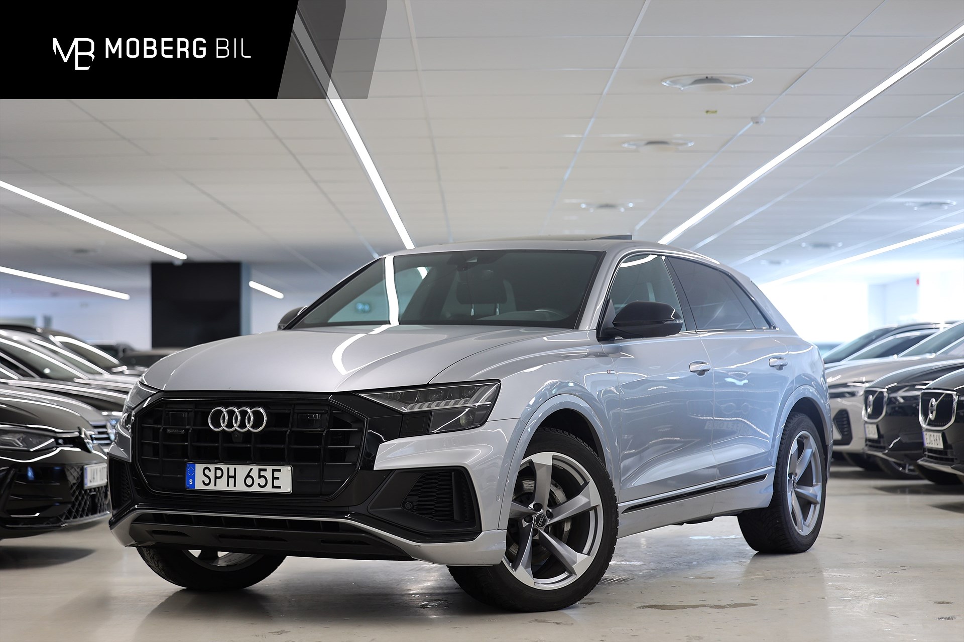 Audi Q8 50 TDI 286hk Q S-Line B&O 360-Kamera Pano Värmare Luftfjädring