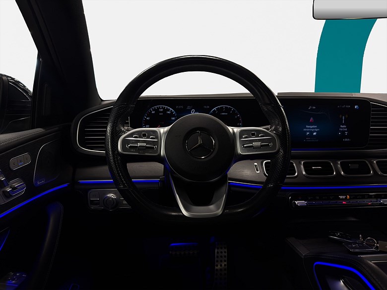 Mercedes-Benz GLE 350 de 4MATIC Coupé, Premium Plus, AMG, 4,99%, Pano, Navi 2021, blå – bild 19 av 26, begagnad hos Niber i Järfälla