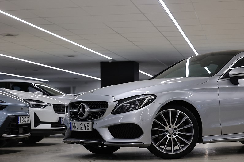 Mercedes-Benz C 300 Coupé 211hk *Hjulkampanj!* AMG Pano Bur