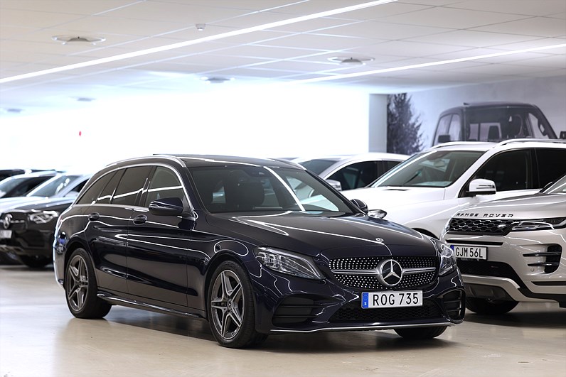 Mercedes-Benz C 220 d T 194hk AMG Pano Premium Värmare Drag