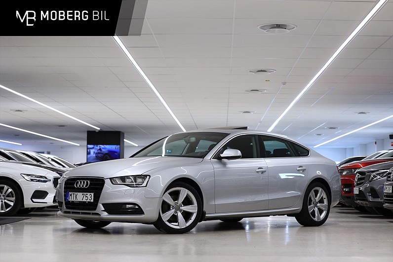 Audi A5 Sportback 2.0 TDI 177hk Sport-Pkt Taklucka Drag 1 Brukare