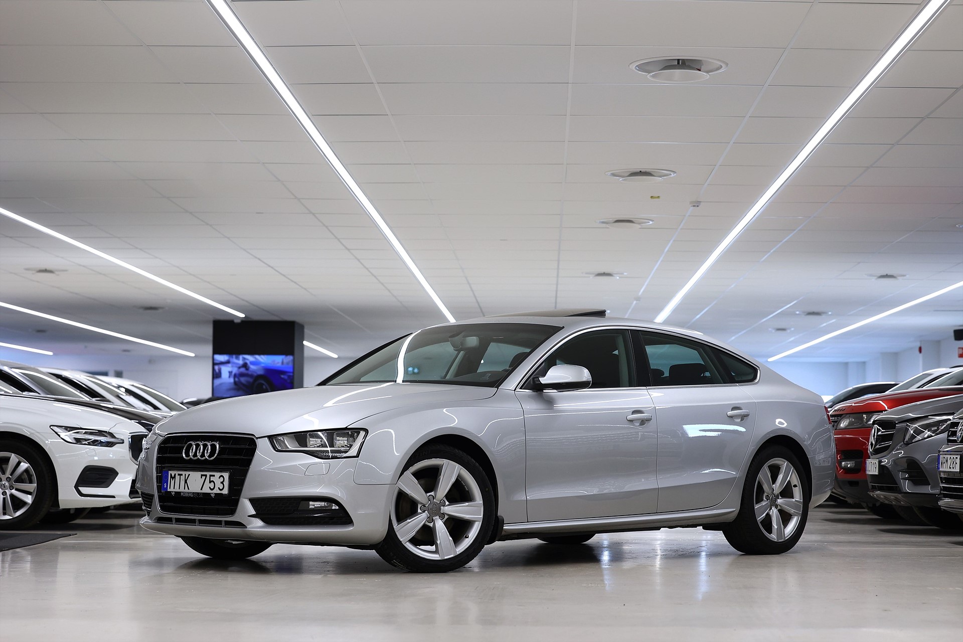 Audi A5 Sportback 2.0 TDI 177hk Sport-Pkt Taklucka Drag 1 Brukare