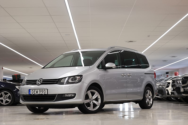 Volkswagen Sharan 2.0 TDI 140hk 7-sits Pano Värmare PDC