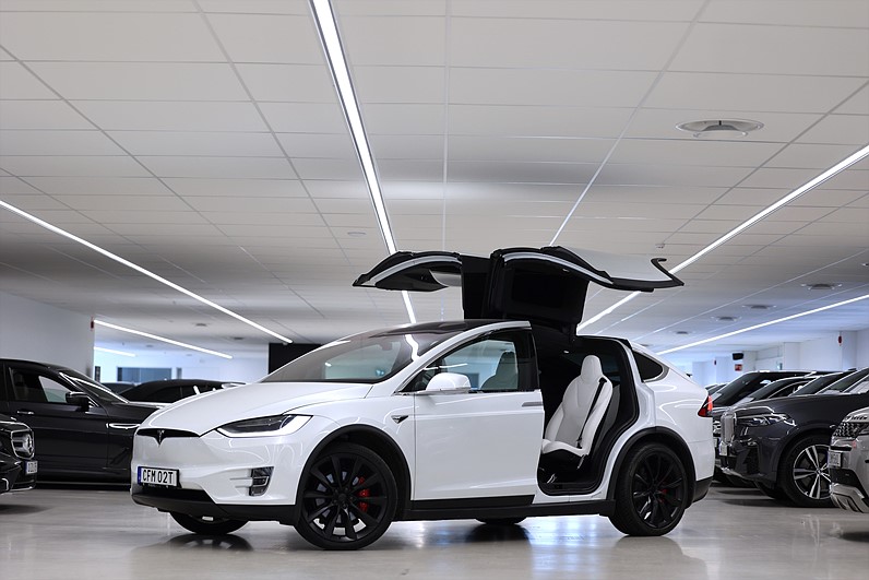 Tesla Model X Performance AWD Ludicrous+ 6-sits Premium