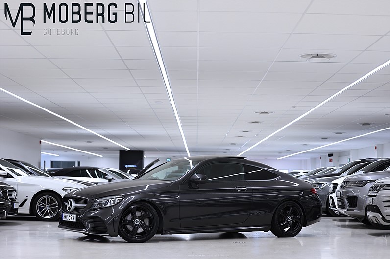 Mercedes-Benz C 300 Coupé 258hk AMG Burmester Pano Cockpit Keyless