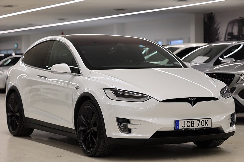 Tesla Model X Performance AWD 611hk Ludicrous 7-SITS MOMS