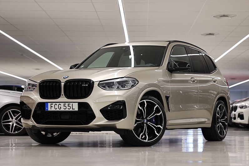BMW X3 M Competition 510hk Pano H/K HUD Shadow Drag Sv-såld