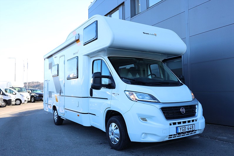 Fiat Sun Living Lido A 45 MJT 131hk Långbädd Markis 2809MIL
