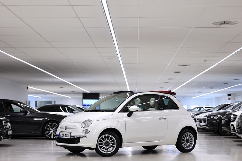 Fiat 500C 1.2 69hk Lounge Cabriolet PDC