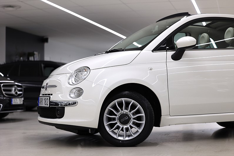 Fiat 500C 1.2 69hk Lounge Cabriolet PDC