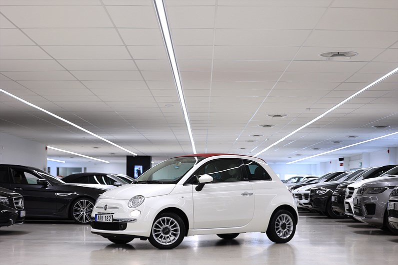 Fiat 500C 1.2 69hk Lounge Cabriolet PDC