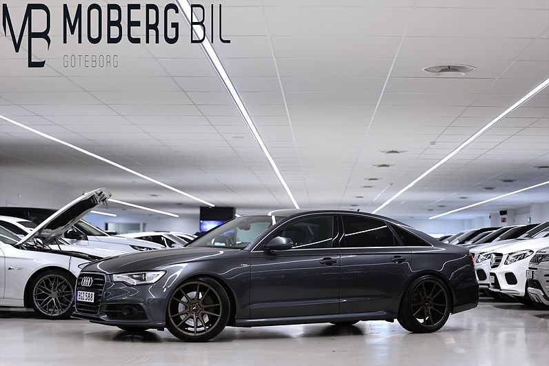 Audi A6 3.0 TDI V6 Quattro 313hk S-Line Taklucka BOSE Luftfjädring