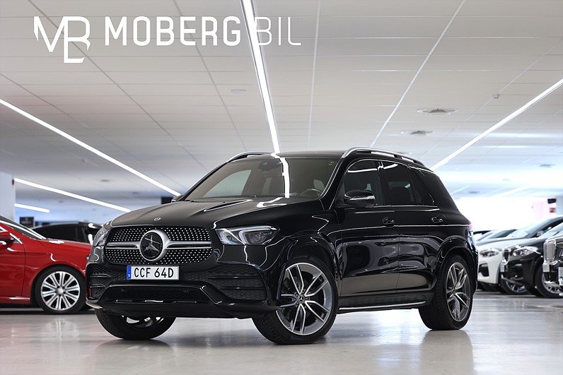 Mercedes-Benz GLE 400 d 4M AMG 7-sits Pano HUD Burmester Drag