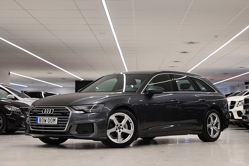Audi A6 Avant 40 TDI Q 204hk S-Line B&O Värmare Drag Navi