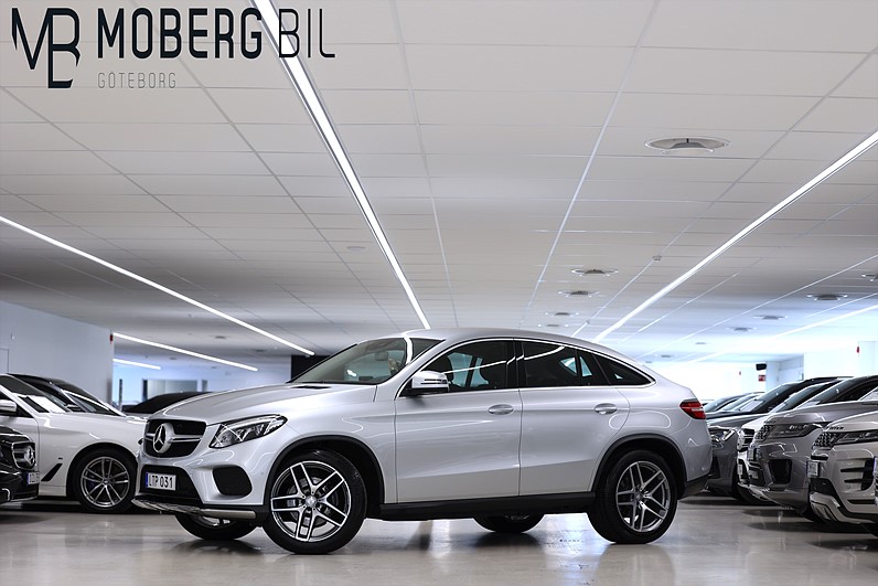 Mercedes-Benz GLE 350 d Coupé 4M 258hk AMG Sport Värmare 360° Drag