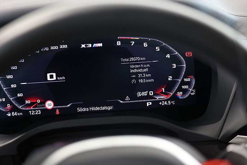 Bmw X3 M Competition 510hk Pano HUD Individual Kolfiber